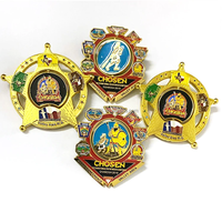 Épinglette/Badge en métal émaillé (dur ou souple) personnalisé avec logo classique du Club International Pathfinder Camporee Adventist, fabriqué en Chine