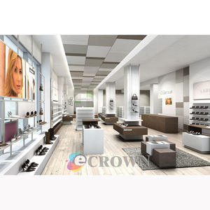 <strong>Ambrosial</strong> Leather Shoe Shop showcase Design Smoothie Mdf Donut Shop Design OEM - Product Image 4