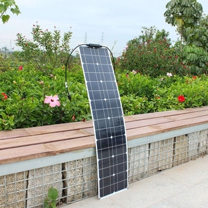 Panneaux solaires photovoltaïques monocristallins flexibles 12V 50W-200W en PET semi-flexibles pour bateaux, modèle SPP013-50W, vente en gros - Product Image 2