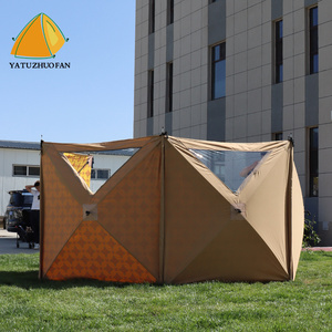 Usine personnalisée Style arabe motif désert cour clôture carré <span class=keywords><strong>Camping</strong></span> en plein air écran <span class=keywords><strong>pare</strong></span>-<span class=keywords><strong>brise</strong></span> bouclier mur coupe-vent voitures - Product Image 3