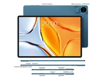 2024 Teclast T70 14 Pouces 8 Go+256 Go Helio G99 Octa Core Android 15 Tablette PC 10000 mAh 4G LTE Divertissement Étude