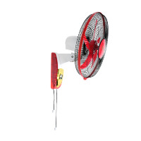 Ventilateur d'urgence numérique mural 12V DC certifié pour usage domestique, 16 pouces, rechargeable à l'énergie solaire, batterie au lithium, 3 vitesses