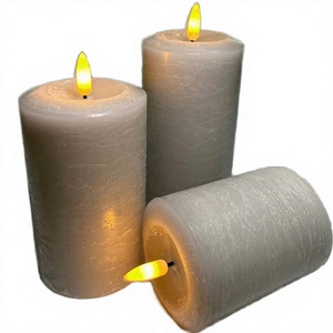 Plateau à bougies en bois festonné, porte-bougie décoratif fait main pour décoration de table de mariage et de Noël - Product Image 2