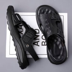 Men's Summer Beach Sandals Thick-Soled Waterproof Breathable Anti-Slip <b>Slippers</b> <b>Flip</b>-<b>Flops</b> for Men <b>Slippers</b> - Product Image 1