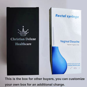 Top Selling Siliconen Klysma Schoon Tas Anaal Douche Blauw Anale Sex Toy - Product Image 2