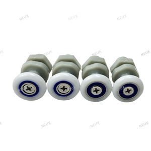 Badezimmer Kunststoff Duschraum Rad rolle Glass chiebe dusch türen Exzenter räder - Product Image 5