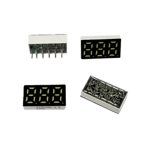 Pantalla LED de 3 Dígitos 2351, Luz Roja/Blanca/Azul de Alto Brillo, Ánodo/Cátodo Común - Product Image 2