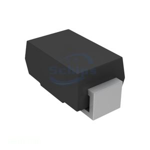 Single Diodes Buy Online Electronic Components RS1G R3G Original DIODE STANDARD 400V 1A DO214AC DO-214AC, SMA - Product Image 1