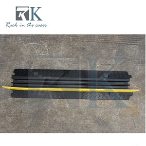 Protector de Cables de Goma Resistente, Rampa para Cables, Protector de Cables Duradero, Rampa de Seguridad para Cables para Seguridad Vial - Product Image 3
