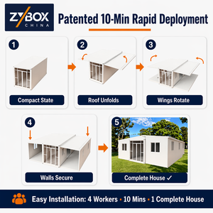 Casa Contenedor Expandible de 20 pies/30 pies, Tipo Tiny House, Completamente Amueblada con Cocina y Baño, Prefabricada, Cabaña para Airbnb en el Bosque - Product Image 5