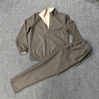 Ensemble 2 pièces de survêtement décontracté pour homme : veste cargo zippée légère et pantalon de jogging réversible – Qualité supérieure