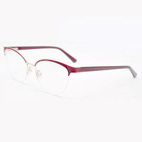 Lunettes de soleil classiques pour femmes, monture complète légère en acier inoxydable, verres PC incassables, style tendance