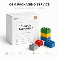 Blocs de construction personnalisés de grande taille pour les tout-petits, étiquette privée OEM, apprentissage STEM, ensemble de jouets d'empilage de grandes briques pour les enfants, jeu créatif