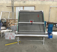 Máquina de deshidratación de caballos inclinada CW, separador de líquido sólido de barro, lechada de agua, biogás, para Estilismo de pollos