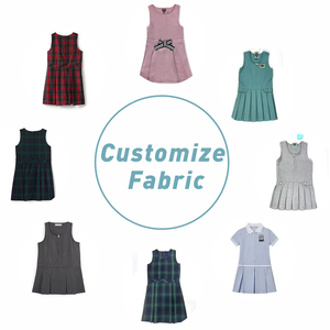 Uniforme Scolastica <span class=keywords><strong>per</strong></span> Ragazze delle Scuole <span class=keywords><strong>Medie</strong></span> e Superiori, Abito Personalizzato con Logo, Uniformi Scolastiche all'Ingrosso, Gonna a Quadri Blu di Alta Qualità - Product Image 2