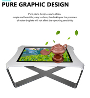Table interactive intelligente de 32 pouces, table de jeu, écran tactile LCD, table intelligente pour restaurant