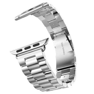 Promoción de Correas de Acero Inoxidable para Apple Watch Series 5 4 3 2, Color Negro, <span class=keywords><strong>40mm</strong></span> 44mm, Adaptador para Correa de iWatch - Product Image 4
