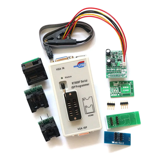 RT809F Motherboard Reader RT809F ISP Programmer with Cable Universal Programmer