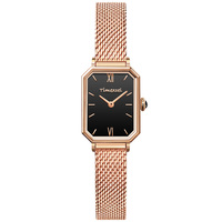 Montre analogique pour femme SPARKTIME, luxe, personnalisée, rétro, charme, mode, bracelet en acier inoxydable, alliage carré, étanche 3ATM, quartz MIYOTA
