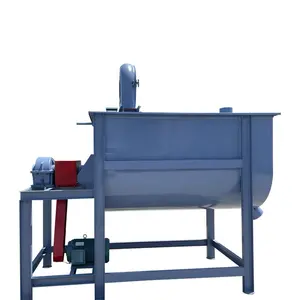 Food Chemical Powder Granule Horizontal Mixer U Type Double Screw Belt Grinder and Mixer