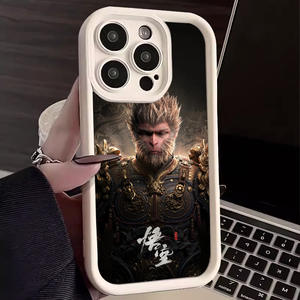 Coque de Téléphone en Silicone Personnalisée Black Myth Wukong avec <span class=keywords><strong>Photo</strong></span> et Logo pour iPhone 17 16 15 14 13 12 11 Pro Max - Product Image 2