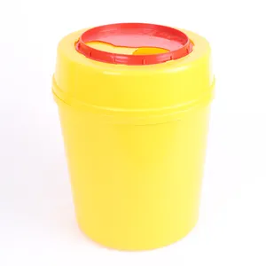 1L/2L/3L/4L/5L/8L/10L/15L/25L黄色医疗废物箱/桶尖锐容器一次性用于针头
