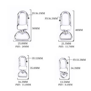 Rvs Snap Haak Kreeft Draaibare Hond Haak Voor Handtassen Hond Kraag Gesp Draaibare Haak Voor Tas Lanyard Sleutelhanger - Product Image 5