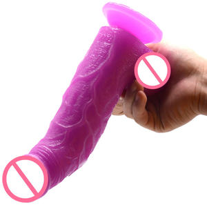 FAAK-05 9 inç gövde gerçekçi yapay <span class=keywords><strong>penis</strong></span> g-spot stimülatörü yetişkin seks yumuşak ama sert büyük yapay <span class=keywords><strong>penis</strong></span> seks oyuncak masajı kadınlar için <span class=keywords><strong>penis</strong></span> - Product Image 4