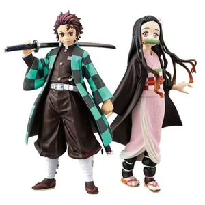 JM Statuetta <span class=keywords><strong>Anime</strong></span> di Alta Qualità <span class=keywords><strong>Demon</strong></span> <span class=keywords><strong>Slayer</strong></span> <span class=keywords><strong>Kimetsu</strong></span> <span class=keywords><strong>No</strong></span> <span class=keywords><strong>Yaiba</strong></span> Kamado Tanjirou Nezuko Agatsuma Zenitsu in PVC, Action Figure Giocattolo <span class=keywords><strong>Anime</strong></span> - Product Image 1