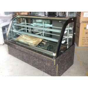 Estante de supermercado minorista de doble cara para interiores de cafetería Diseño de madera de Servicio Ligero con material metálico a la venta - Product Image 6