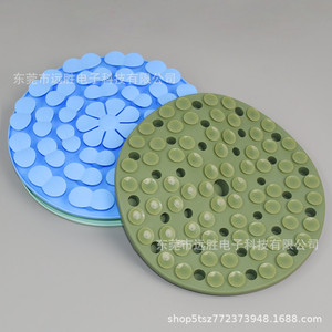 Tapis de renifflement en silicone pour animaux de compagnie, 288 mm, rond, de qualité alimentaire, pour l'alimentation lente des chiens et des chats - Product Image 1