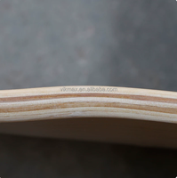 Planche de skateboard vierge en érable chinois 7 plis, 8,0 pouces, avec logo personnalisé, teinte en plis, double rocker, roulements ABEC-9, vente en gros à bas prix