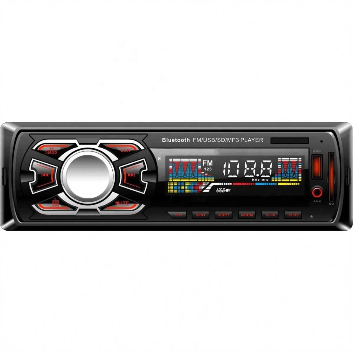 Горячая продажапродуктов автомобиль радио Mp3 плеер с Blueteeth аудио Fm радио короткие и толстые шерстяные радио автомобиль Mp3 плеер для Jsd-520