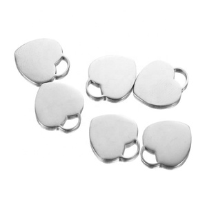 <span class=keywords><strong>Collana</strong></span> con Ciondolo a Forma di Cuore Personalizzabile per Bambini Unisex in Acciaio Inox Placcato Oro/Oro Rosa/Oro 18k - Product Image 3