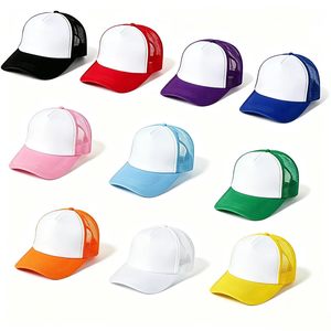 Gorra Trucker de Malla Bicolor Lisa con Espuma, Logotipo Personalizado, Unisex, Gorra de Béisbol Trucker con Parte Trasera de Malla, Venta al por Mayor - Product Image 2