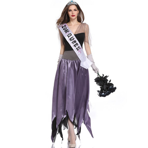 Disfraz de Reina Zombi 2026, Disfraz de Halloween, Disfraz de Novia Vampiro, Vestido de Princesa Mumificada, Disfraz de Fantasma - Product Image 4