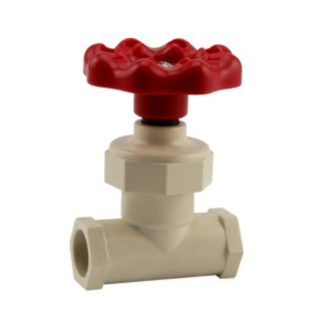 HJ brand China Plastic valve ASTM D2846 CPVC pipe fittings angle valve 2 CPVC Ball valve