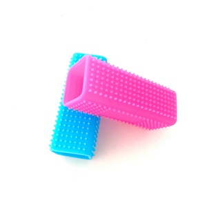 JoyDetail Brosse rectangulaire pour poils d'animaux, mini brosse en silicone pour enlever les poils d'animaux, pour lavage de voiture, tapis, vente en gros - Product Image 4