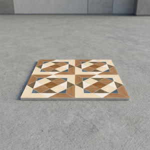 Heavy Duty Outdoor Porcelain Parking Tiles 400x400mm Rustic Green Glossy Matte Finish 12mm Thickness - Product Image 2
