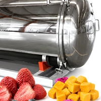 Vacuümvriesdroger Deur Lyofilisator 10 RVS Pomp Voedselverwerkingsdroogapparatuur voor Fruit Groenten Kruiden