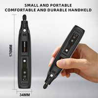 Stylo de gravure électrique 8 vitesses variables, mini-outil rotatif rechargeable par USB, accessoires de gravure, polissage et sculpture