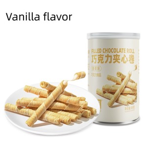 Snacks exotiques, gaufrettes enroulées, biscuits, chocolat, fraise, vanille, noisette, bâtonnets de biscuits fourrés, biscuits - Product Image 3