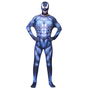 Manqi Venom Adult <b>Costume</b> Jumpsuit Spider Man Movie Cosplay <b>Costume</b> for Men Halloween Party Stage Performance - Product Image 5