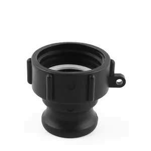 PP Plastic 2inch Quick Coupling CT factory Black cheap IBC adapter