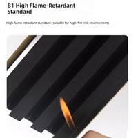 Panneaux muraux en fibre de bambou, lambris sans joint, planches décoratives, intérieurs modernes pour hôtels, écoles et commerces