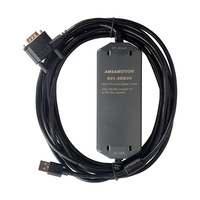 Cable de Programación PLC AMASAMOTION S7-200, Aislamiento de Goma PVC de Grado Industrial, Compatible con USB PPI, HMI Táctil, Certificado CE, Sólido
