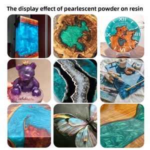 Polvere di Pigmento Inorganico Ossido di Ferro Fortemente Colorante in Sacchetti da 5g, 24 Colori Perlescenti per Colorazione Resina Epossidica e Resina UV - Product Image 5