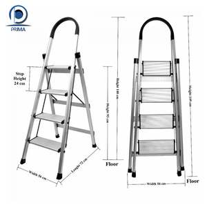 Échelle pliante domestique à prix avantageux, échelle pliante <span class=keywords><strong>en</strong></span> aluminium - Product Image 3