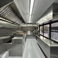 Food Truck Entièrement Équipé, Stand Alimentaire Mobile, Franchise de Restauration Mobile de Pizzas, Remorque de Restauration avec Cuisine Complète
