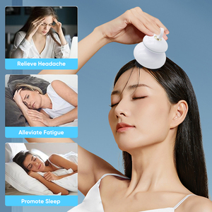 Không thấm nước điện rung tay cầm điện bạch tuộc đầu da đầu massage kích thích bàn chải đầu massager máy - Product Image 3